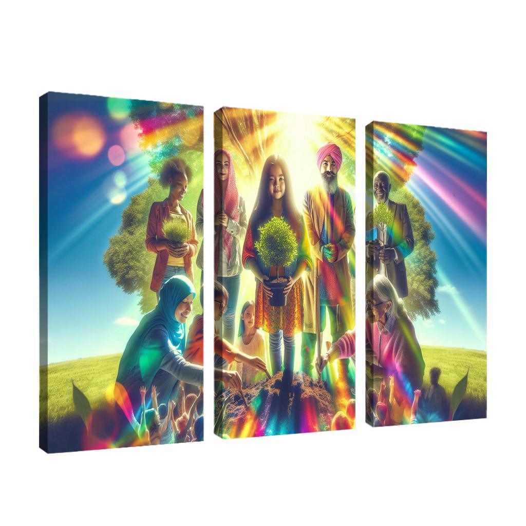 Healing The Planet Environmental Justice For All Custom Paintings Frame