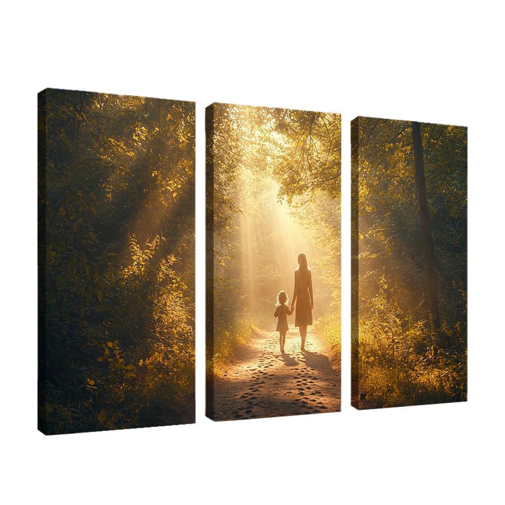 Footsteps In Time The Journey Of Love Custom Paintings Frame