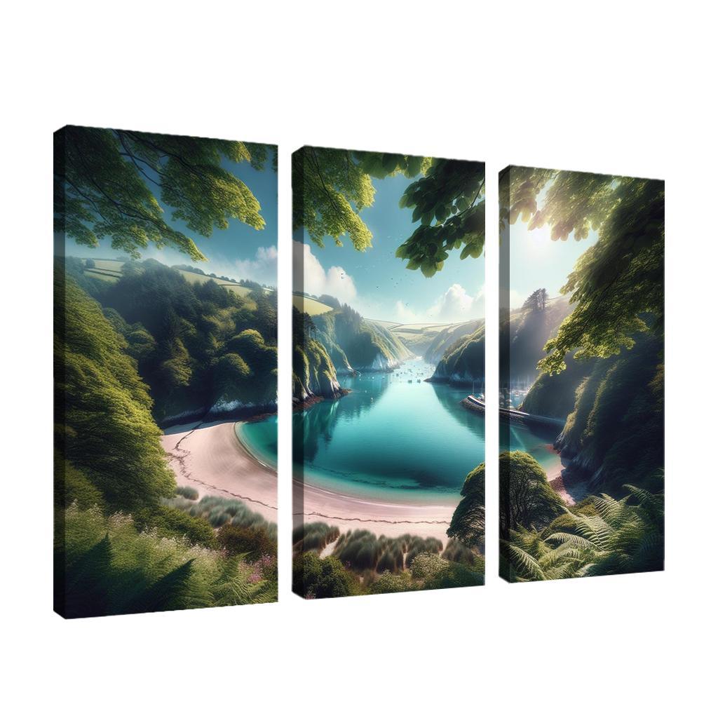 Tranquil Harbor Escape To Serenity Custom Paintings Frame