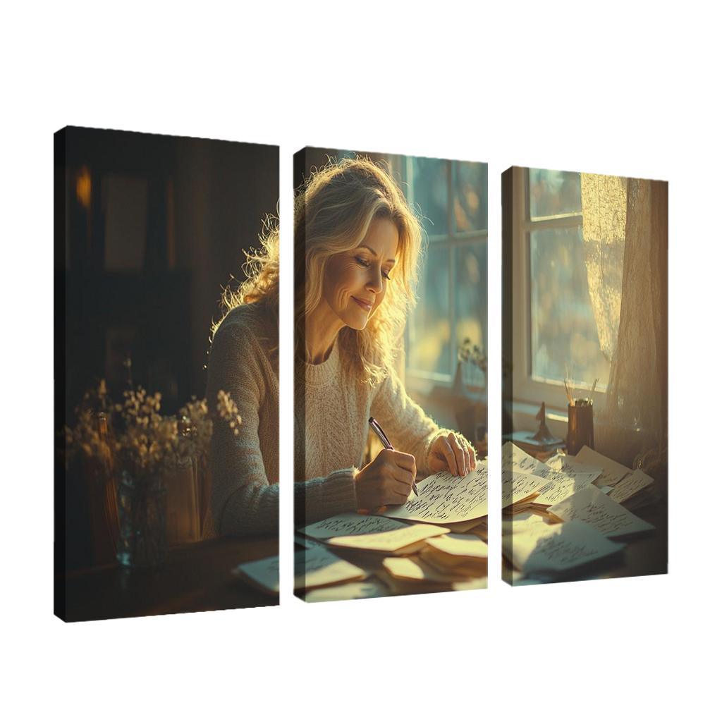 Handwritten Love Letters A Mother's Heart Modern Paintings Frame