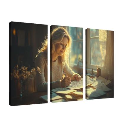 Handwritten Love Letters A Mother's Heart Modern Paintings Frame