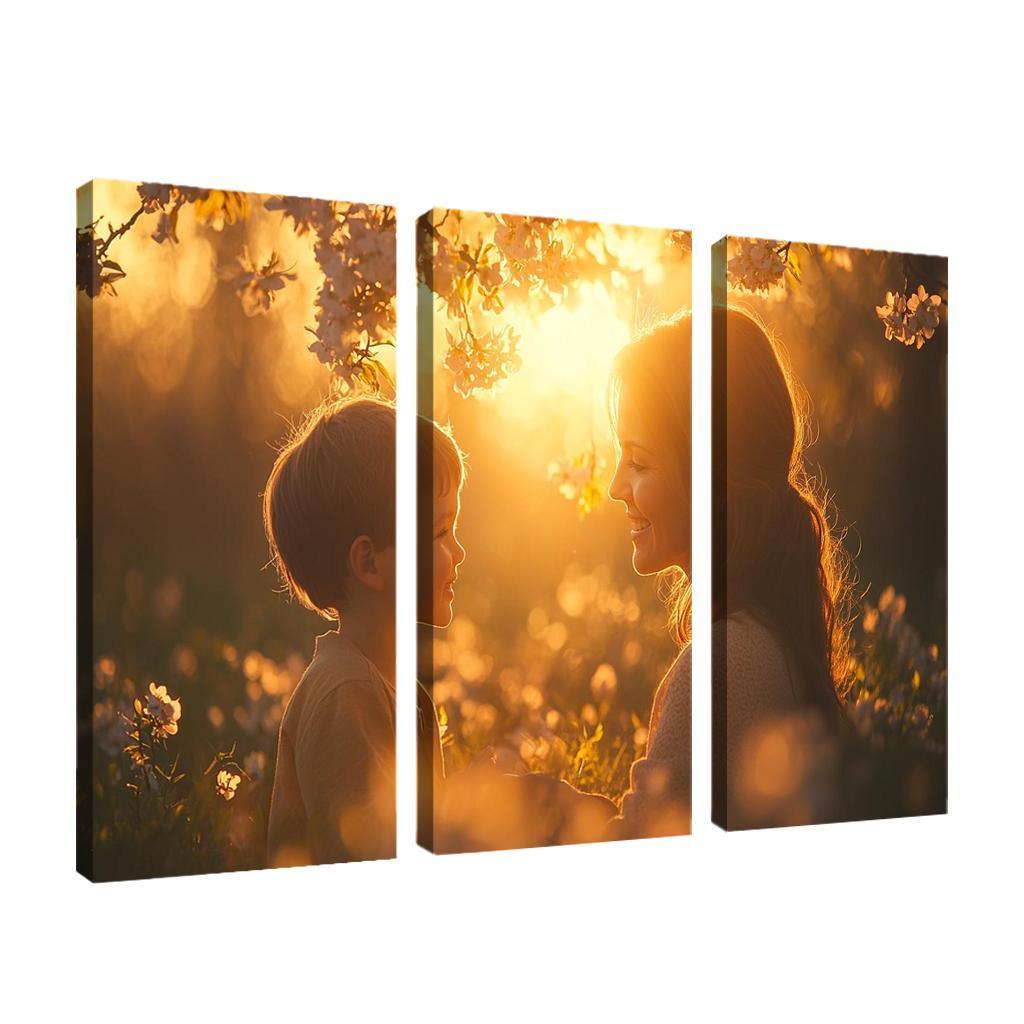 Heartstrings Of Connection A Mothers Unyielding Support Canvas Paintings Frame