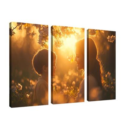 Heartstrings Of Connection A Mothers Unyielding Support Canvas Paintings Frame