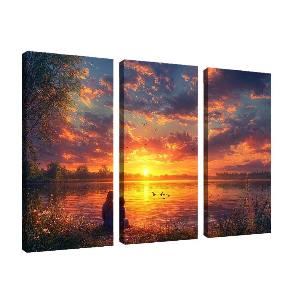 Sunsets And Sunrises Cycles Of Love Custom Paintings Frame