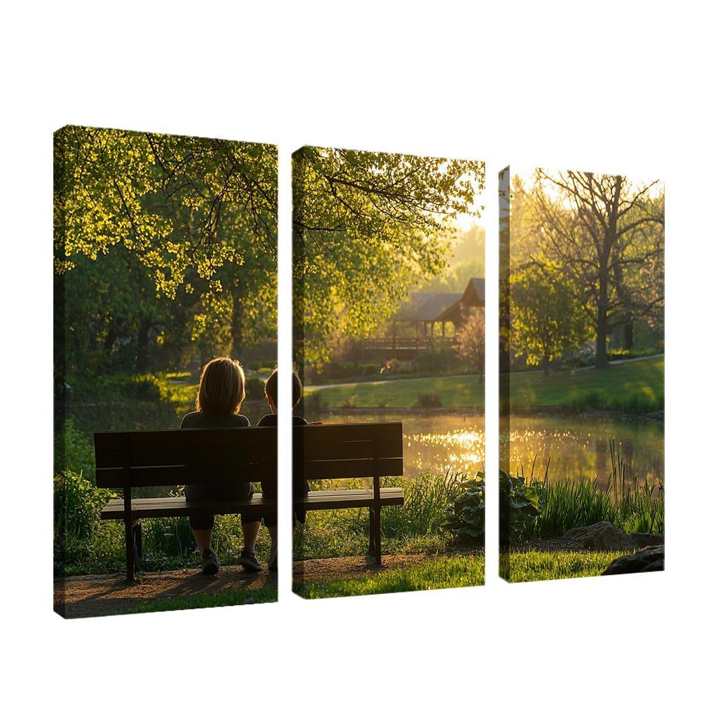 Moments Of Reflection A Mothers Wisdom Canvas Paintings Frame