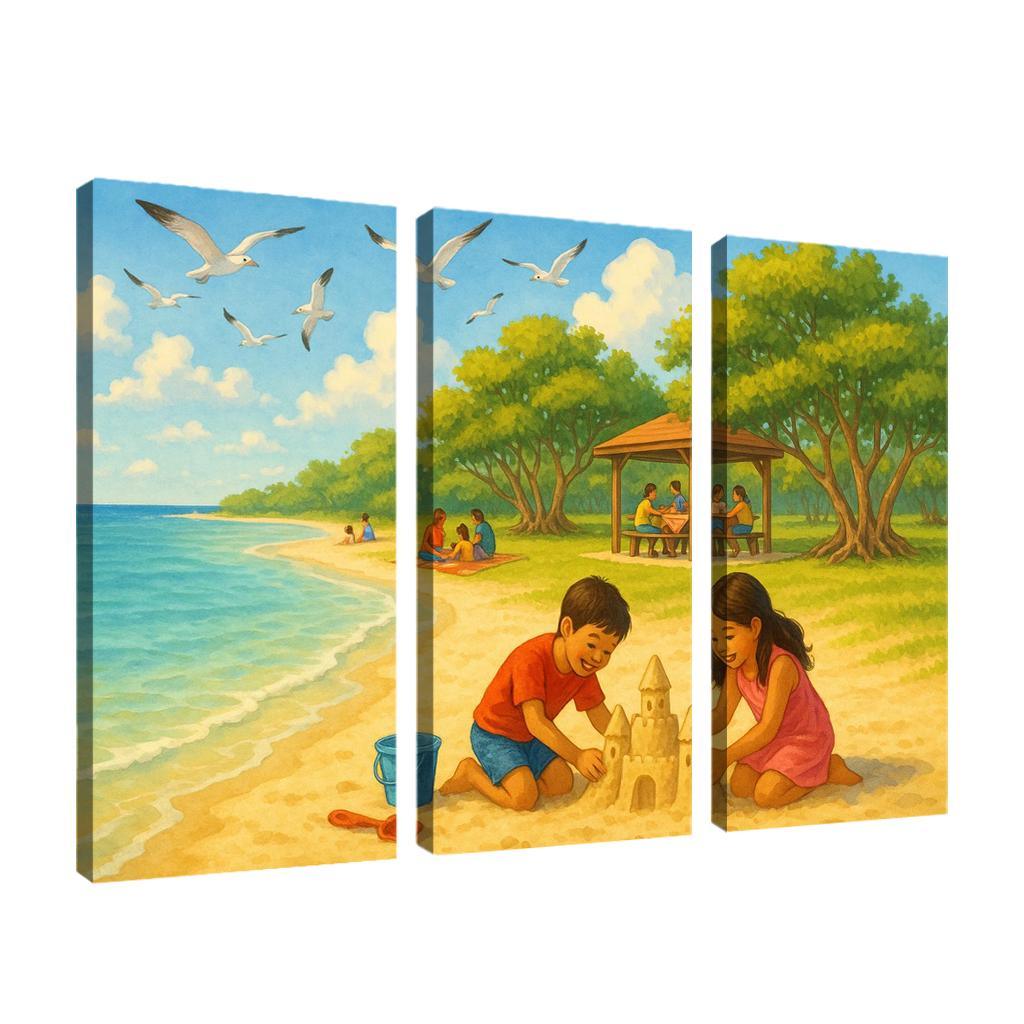 Pearl Bay Family-friendly Coastal Sanctuary One-piece Frames