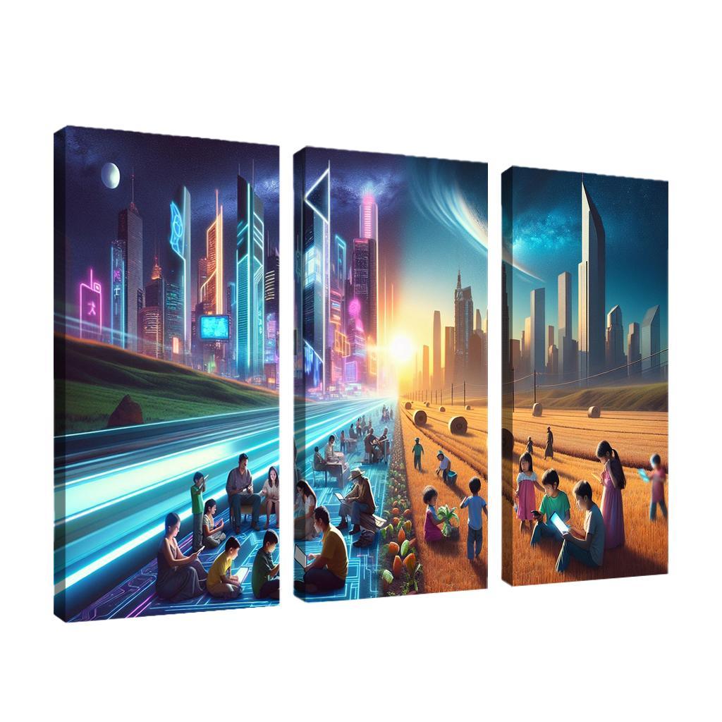 Digital Divide Bridging Access To Technology Art Trends