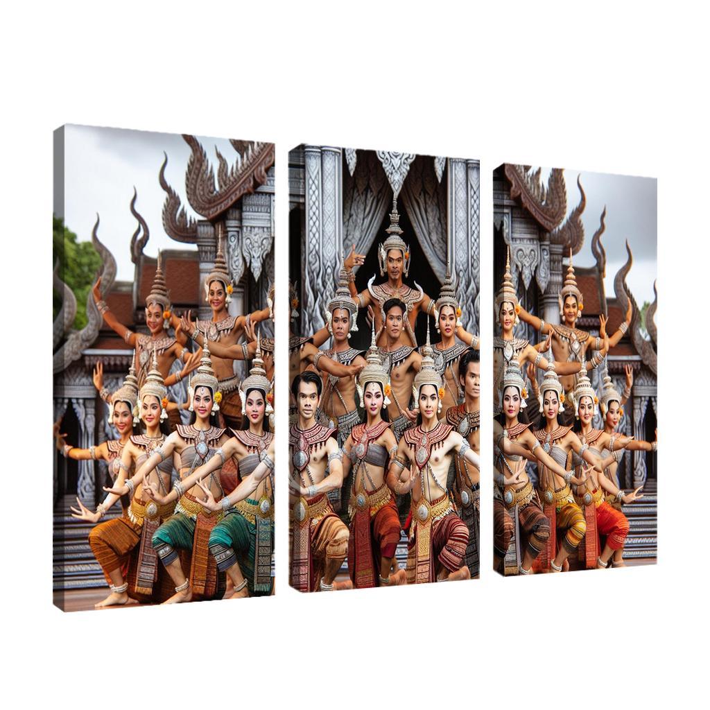 Khmer Dance The Grace Of Cambodia Modern Paintings Frame