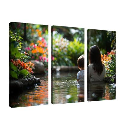 Reflections Of Love The Mirror Of Motherhood Custom Paintings Frame