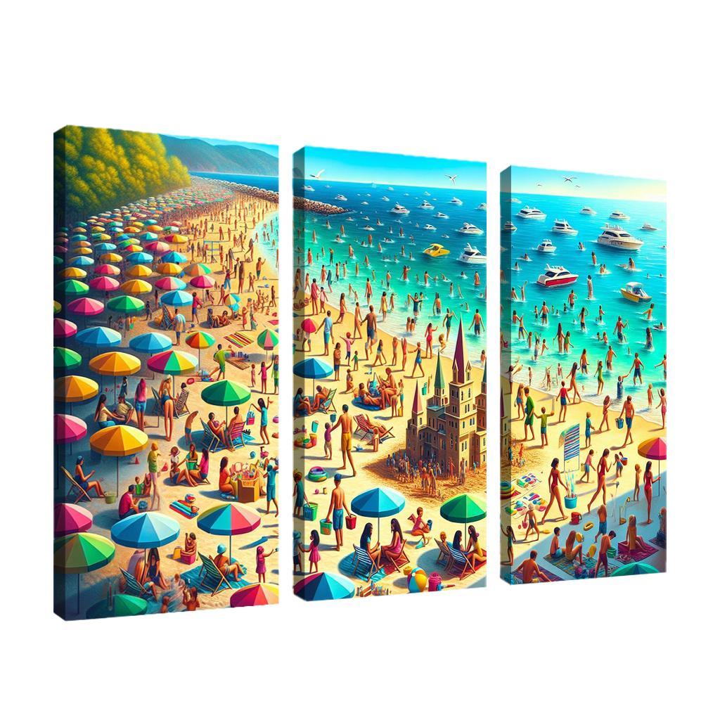Enchanted Beach Family Adventure Zone Custom Paintings Frame