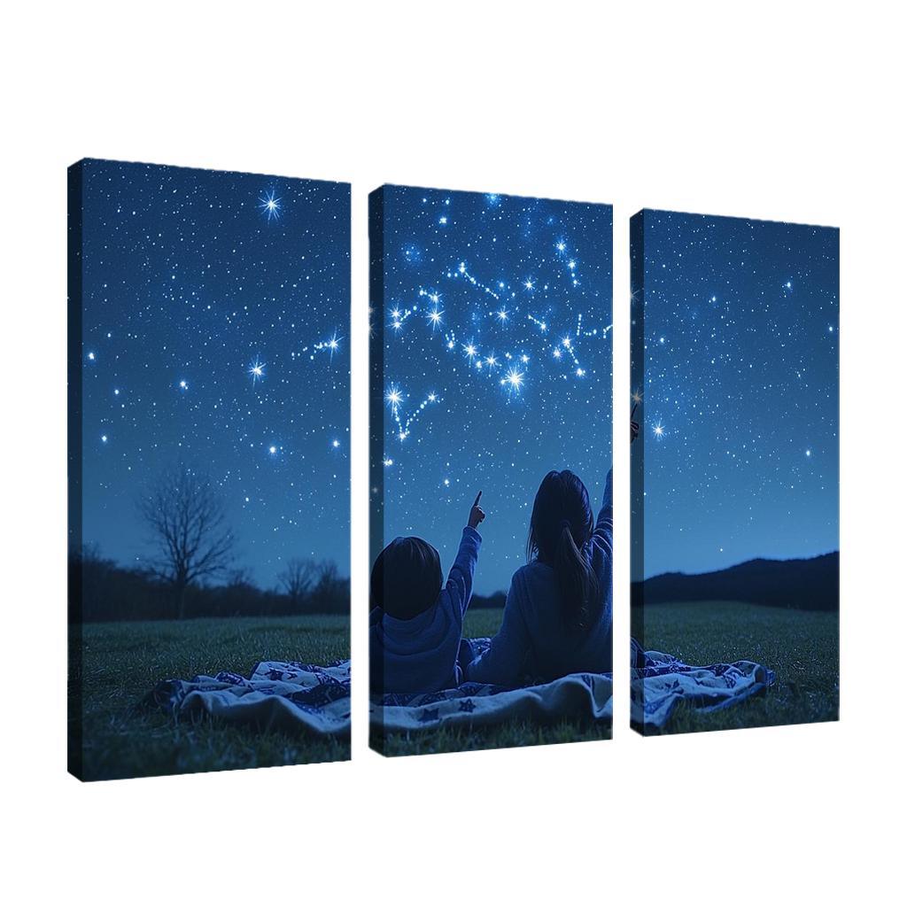 Guiding Stars A Mothers Light Canvas Paintings Frame