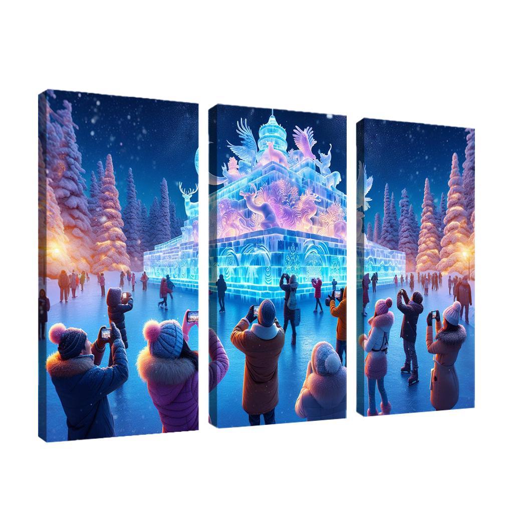 Harbin International Ice And Snow Sculpture Festival - China Modern Paintings Frame