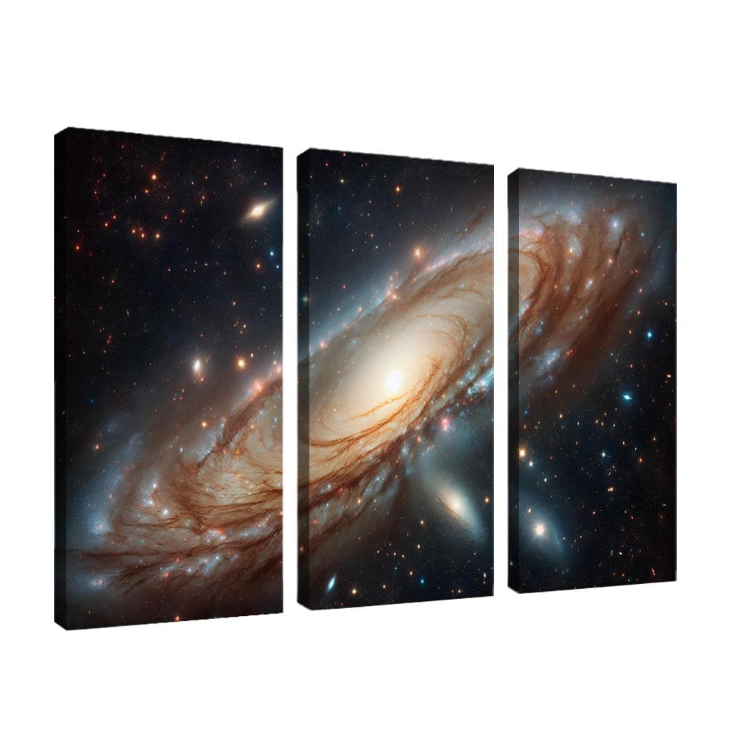 The Striking Features Of The Andromeda Galaxy Abstract Paintings Frame