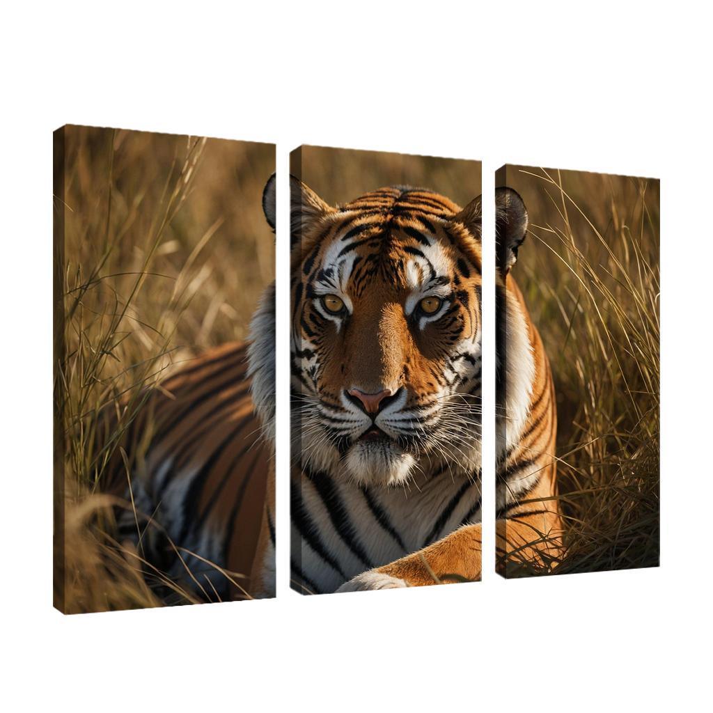 The Magnificent Bengal Tiger Icon Of The Indian Wilderness Modern Paintings Frame
