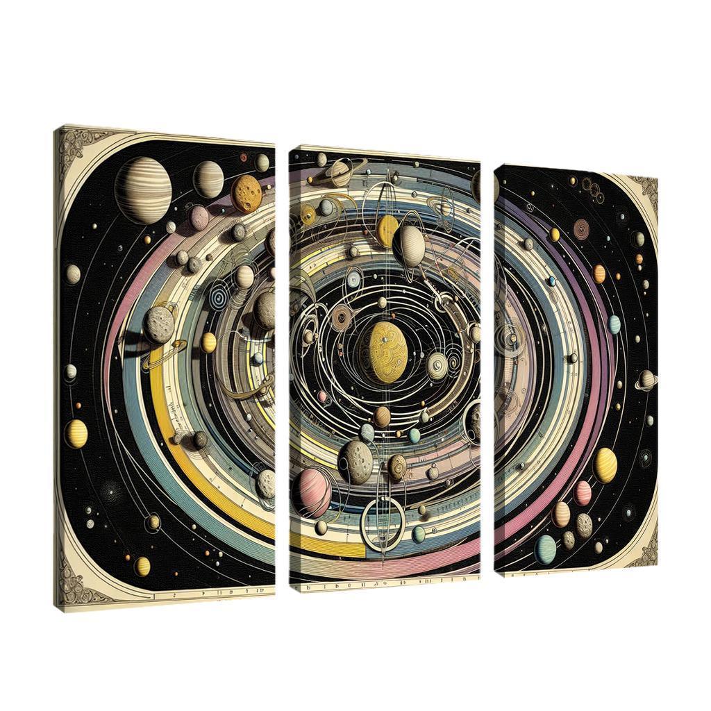 The Harmony Of Celestial Mechanics Abstract Paintings Frame