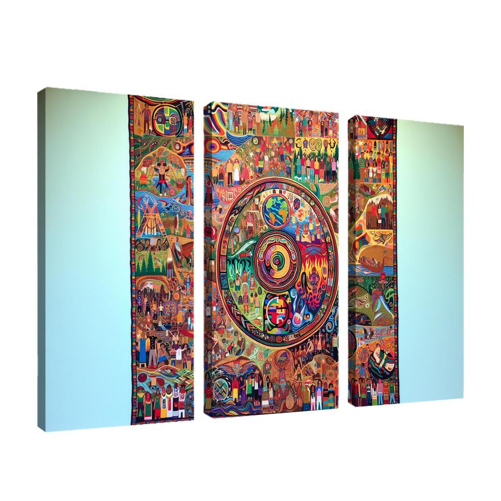 Voices Of The Forgotten Preserving Indigenous Cultures Custom Paintings Frame