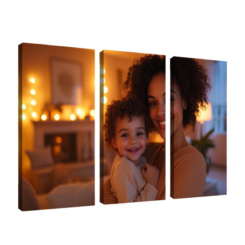 The Heart Of The Family A Mothers Embrace Canvas Paintings Frame
