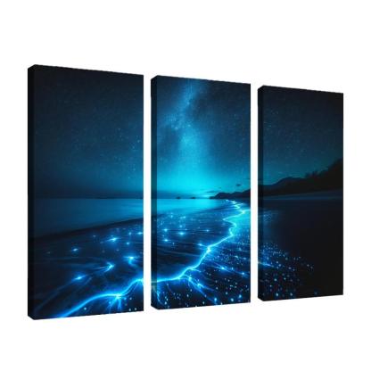 Mystic Waters Nighttime Beach Experience Art Trends