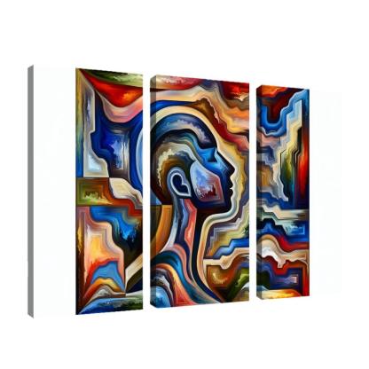 Invisible Battles Advocating for Chronic Illness Awareness 3 Piece HD Canvas Wall Art-Original Frame