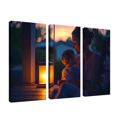 Her Gentle Whisper A Mothers Voice Canvas Paintings Frame