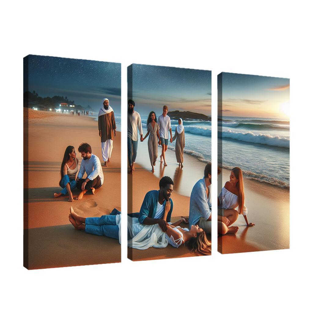 Twilight Cove A Romantic Escape Custom Paintings Frame