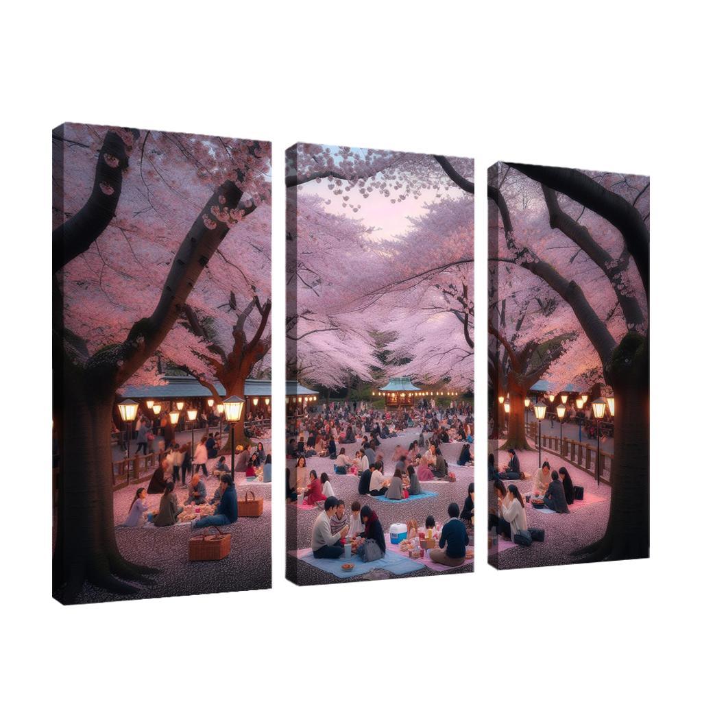 Cherry Blossom Festival - Japan Modern Paintings Frame