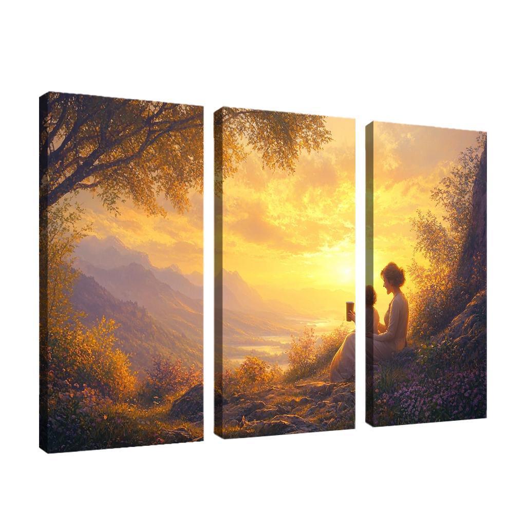 Sunrise Moments The Dawn Of Love Custom Paintings Frame