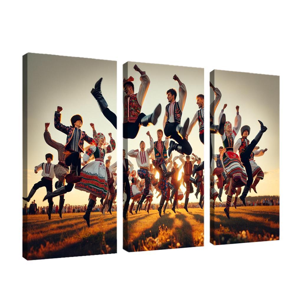 Cossack Dance The Spirit Of The Ukraine Modern Paintings Frame