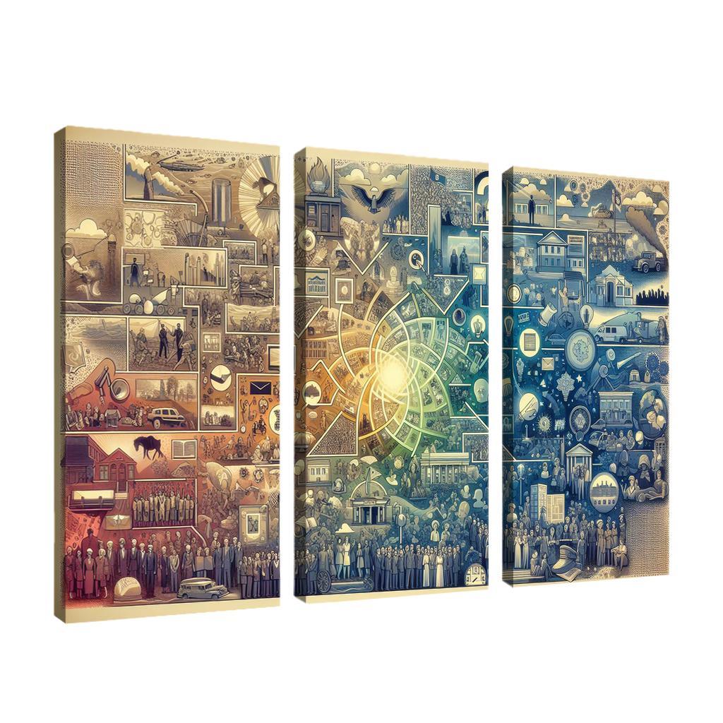 Whispers Of The Past Honoring Historical Trauma Multi-panel Paintings