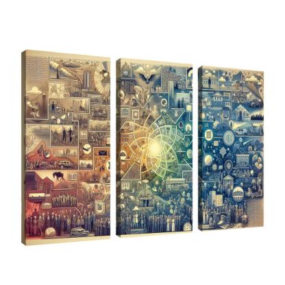 Whispers Of The Past Honoring Historical Trauma Multi-panel Paintings