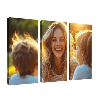Radiant Smiles The Joy Of Motherhood Custom Paintings Frame