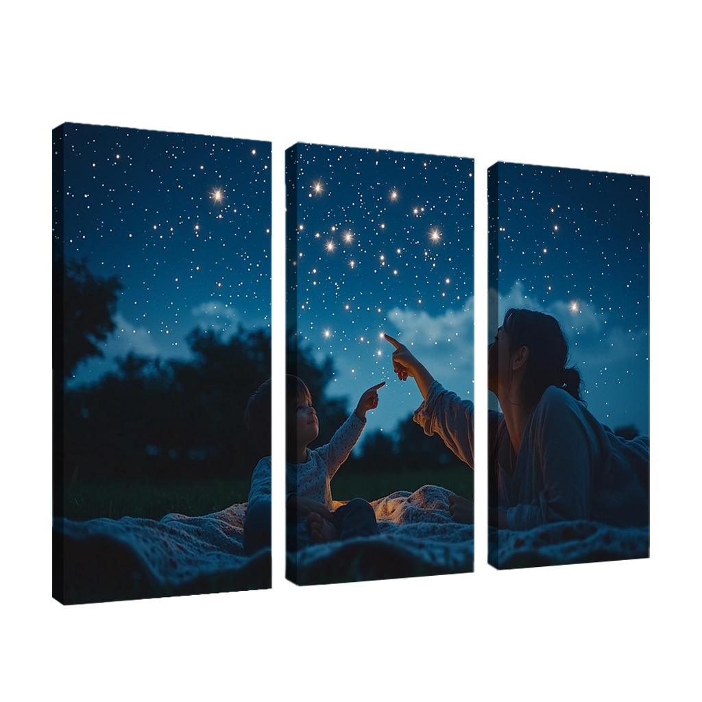 Stars In Our Eyes Dreams Of Tomorrow Custom Paintings Frame
