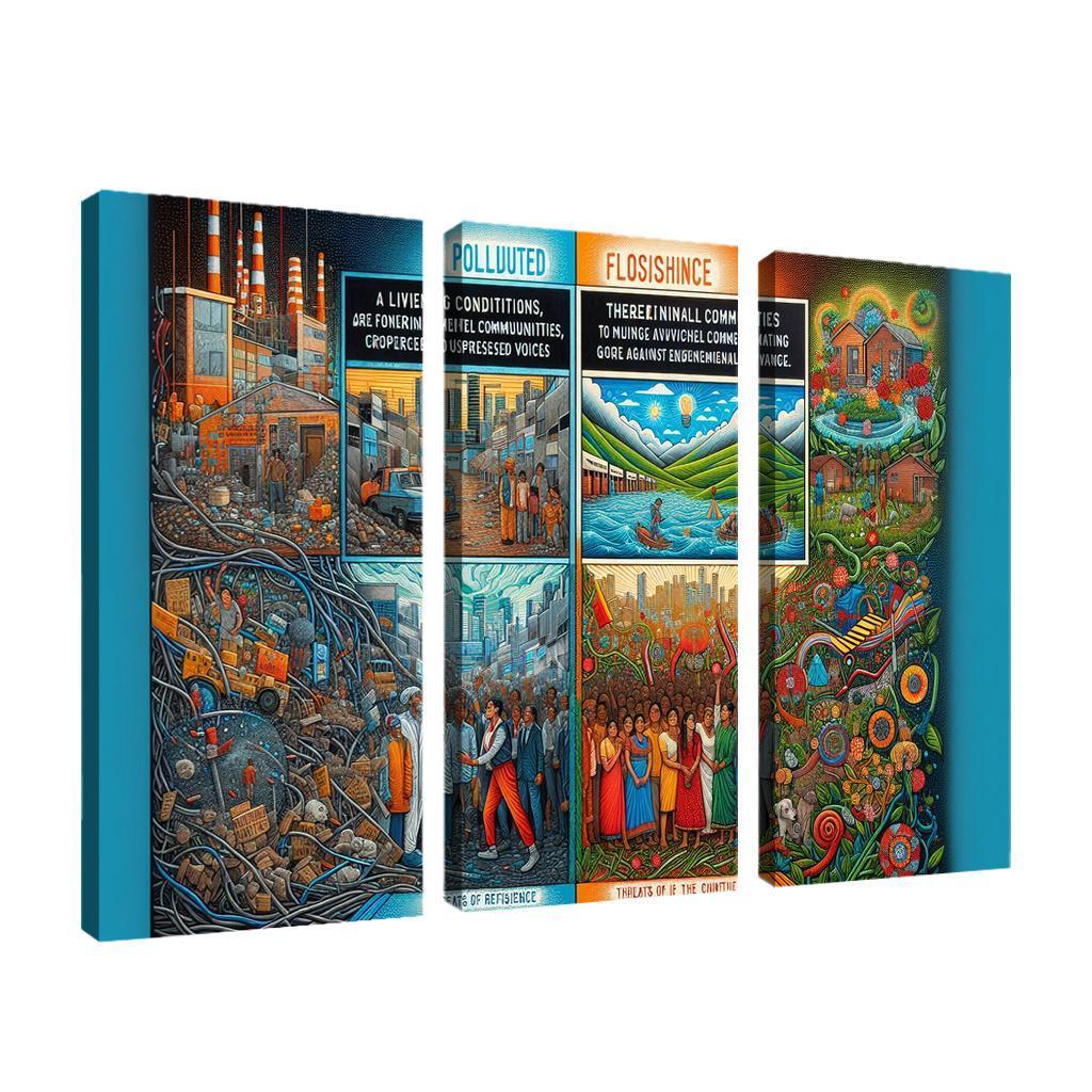 Healing Our Planet A Call For Environmental Justice Multi-panel Paintings