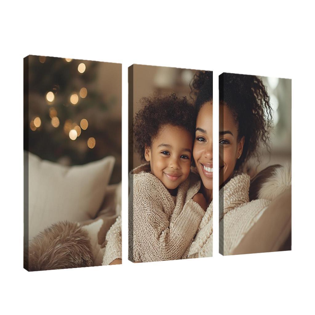 The Warmth Of Her Embrace A Mother's Comfort Canvas Paintings Frame