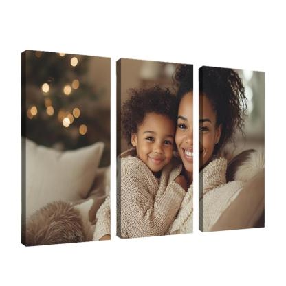 The Warmth Of Her Embrace A Mother's Comfort Canvas Paintings Frame