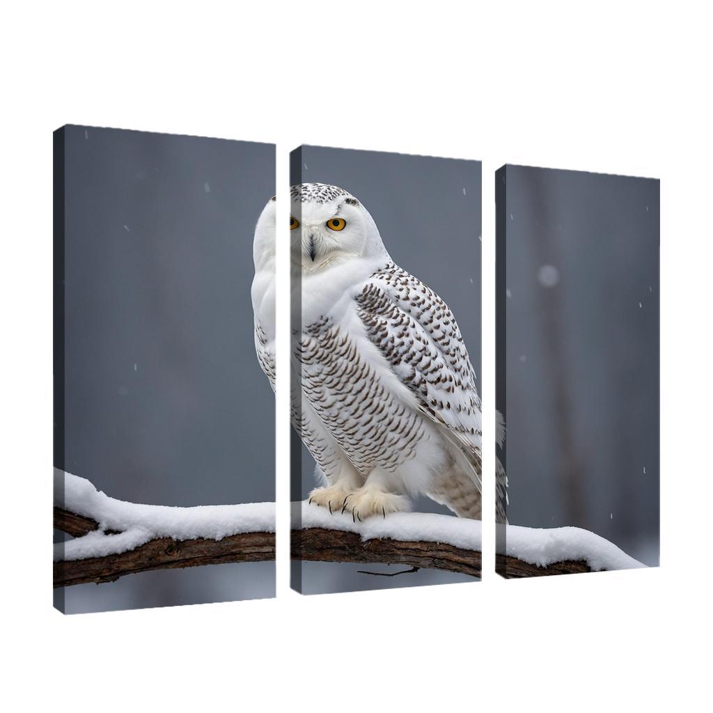 The Elusive Snowy Owl A Winter Wonder Custom Paintings Frame