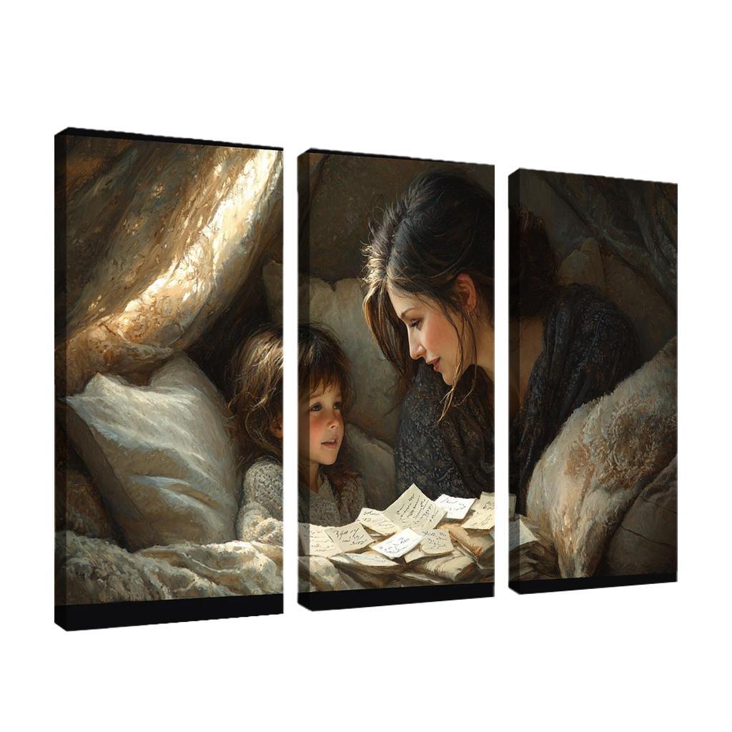 Whispers Of Love A Mothers Gentle Words Modern Paintings Frame