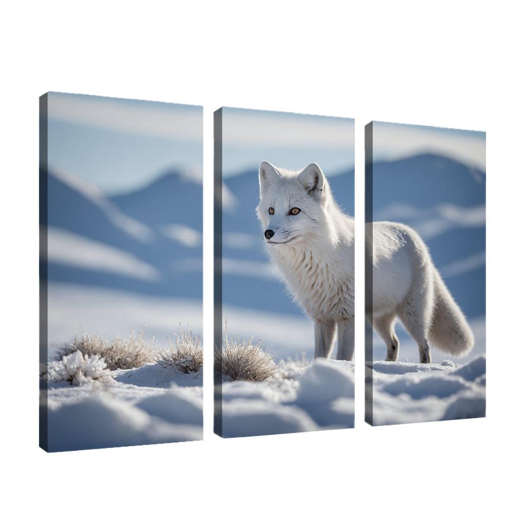 The Charming Arctic Fox Multi-panel Paintings
