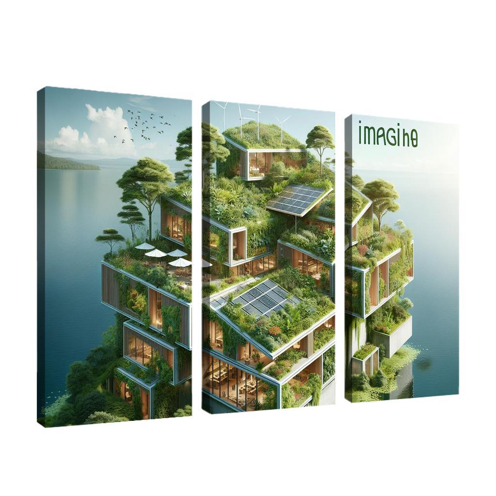 Symbiotic Architecture Custom Paintings Frame