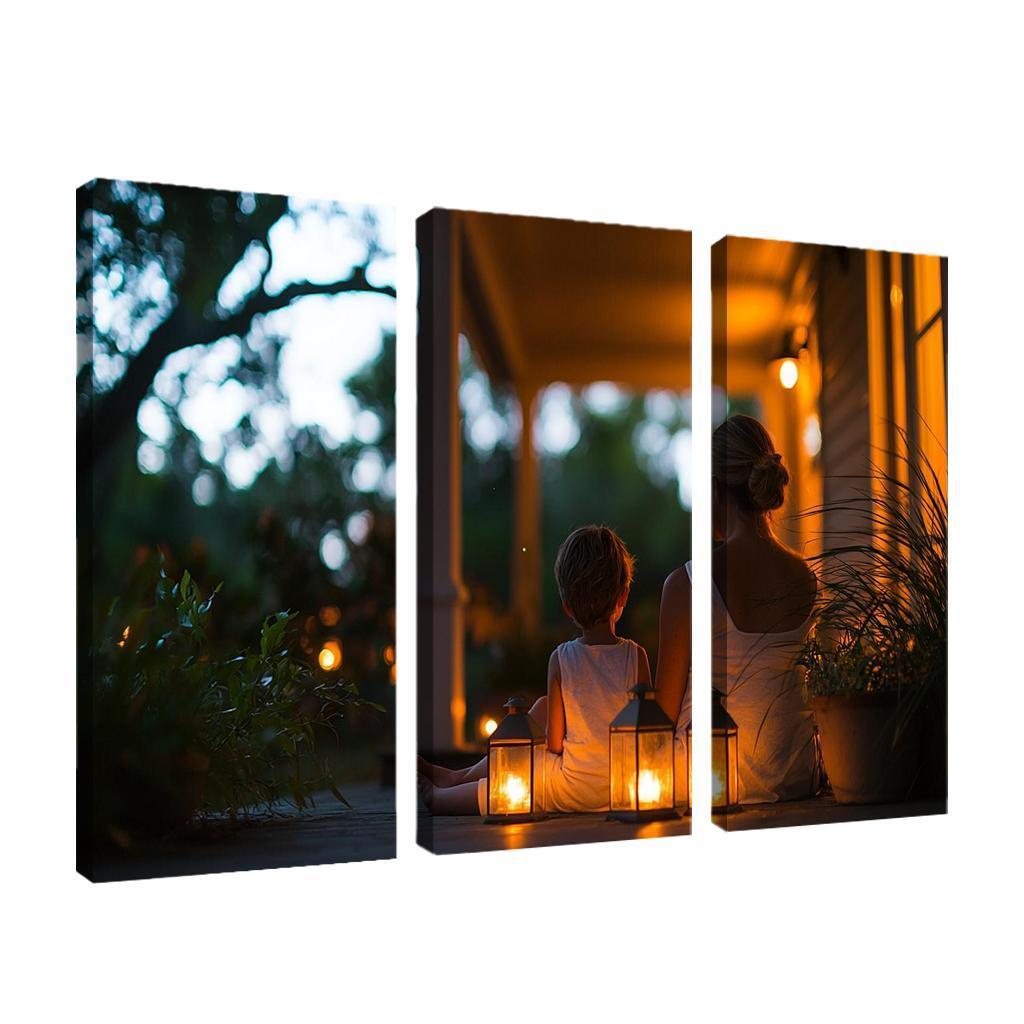 The Light Of Guidance A Mothers Wisdom Canvas Paintings Frame