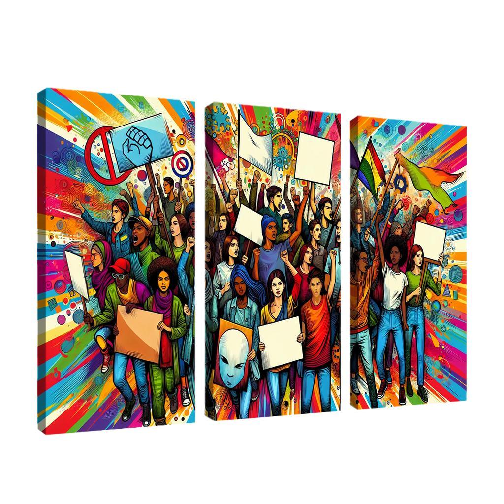 Youth Voices The Power Of Future Generations Multi-panel Paintings