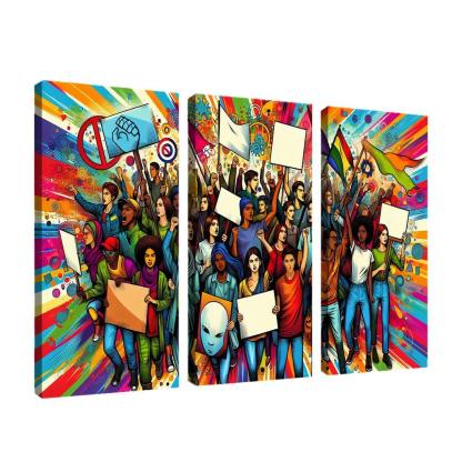 Youth Voices The Power Of Future Generations Multi-panel Paintings