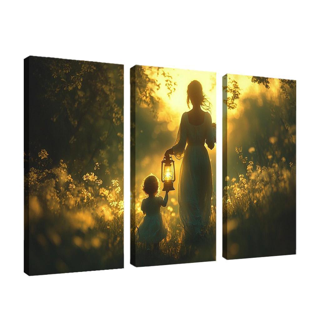 Shadows Of Love A Mothers Guiding Light Canvas Paintings Frame