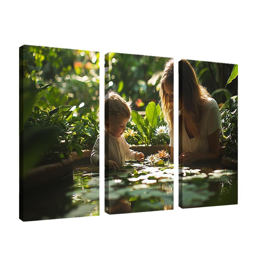 Reflections Of Love A Mothers Wisdom In Nature Canvas Paintings Frame