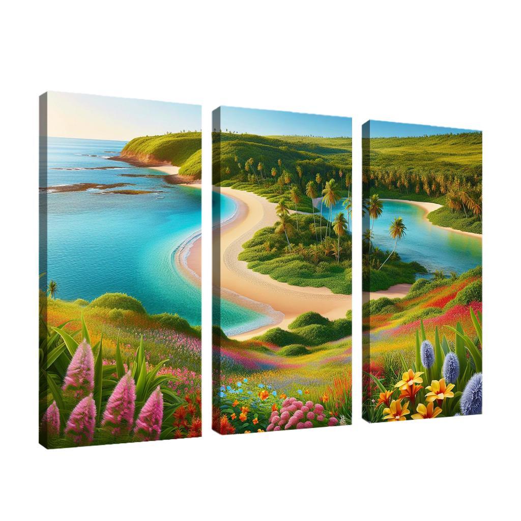 Tranquil Waterside Sanctuary Modern Paintings Frame