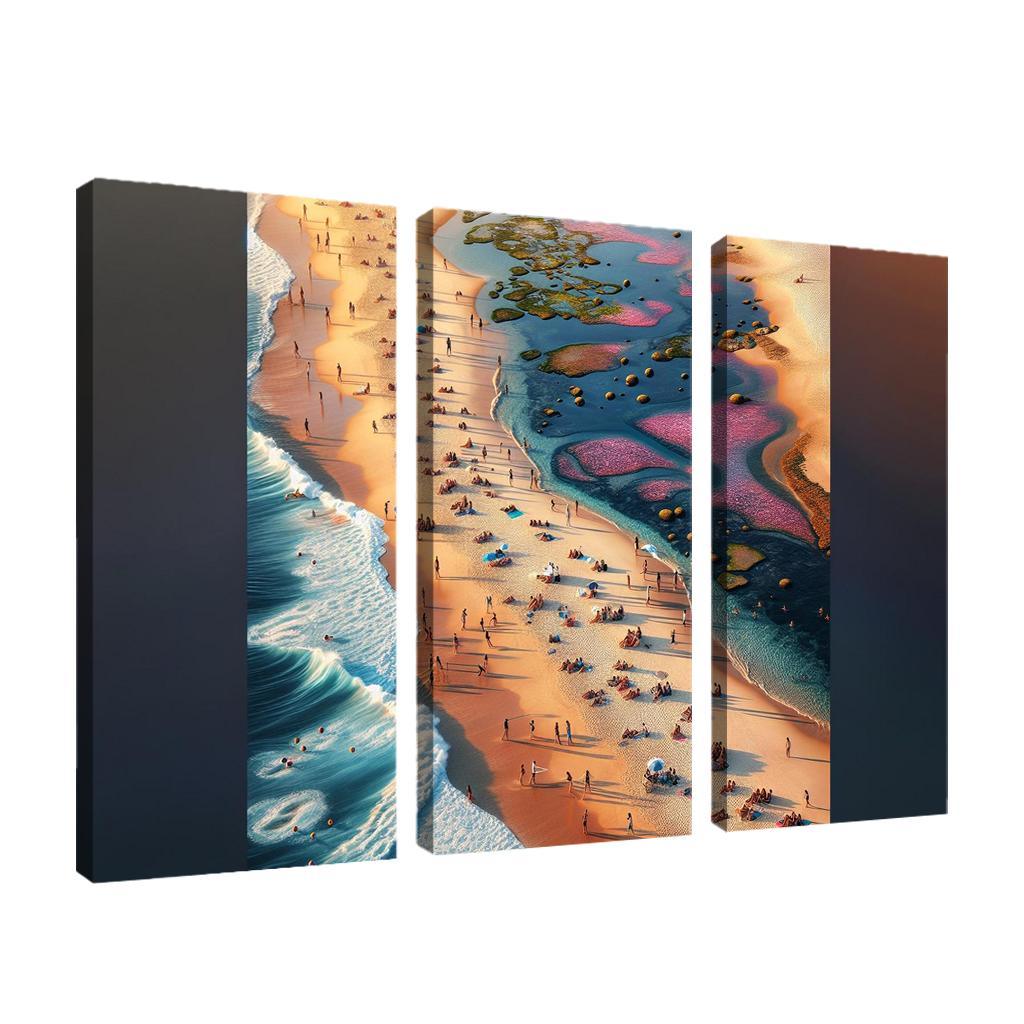 Timeless Tide Beach Custom Paintings Frame