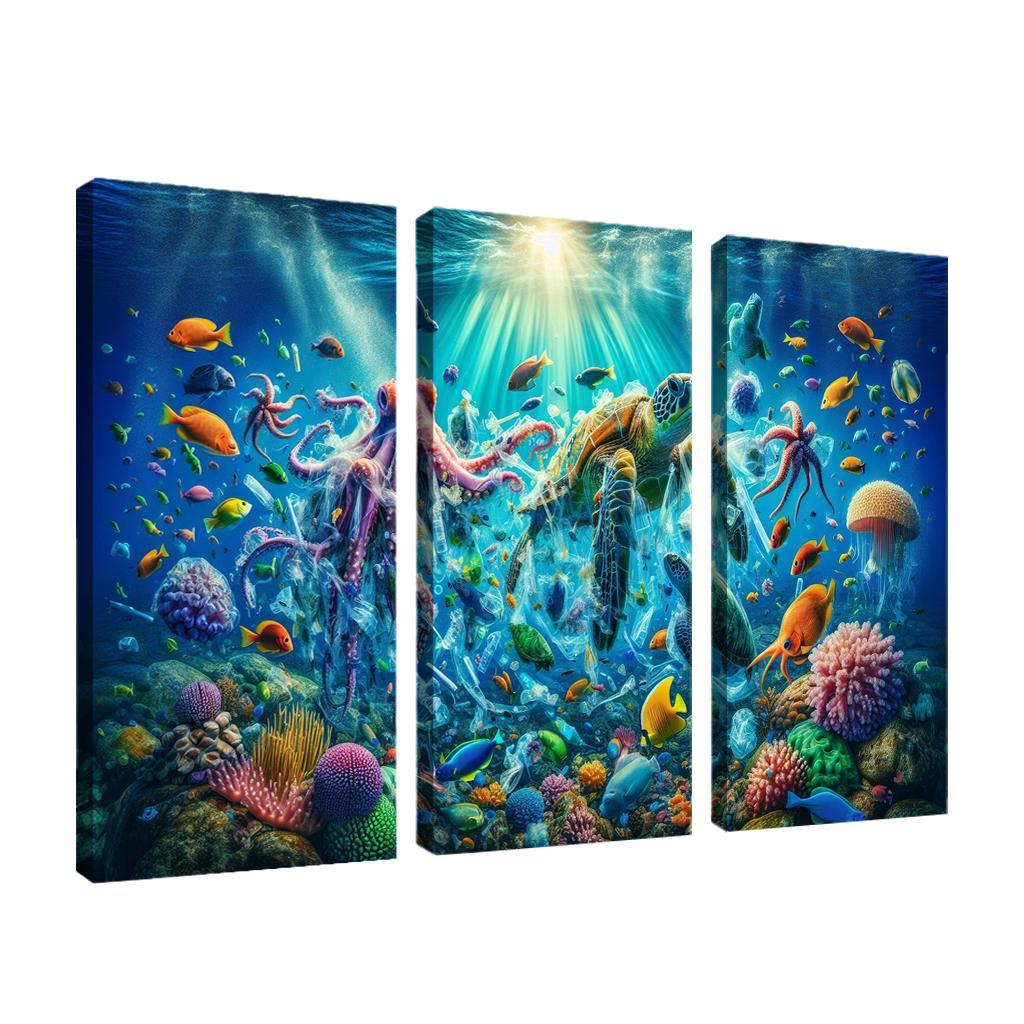 A Future Without Plastic Reimagining Waste Custom Paintings Frame