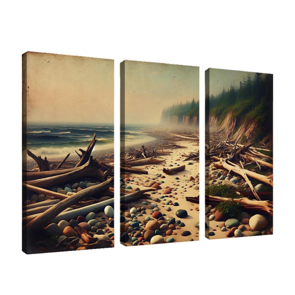 Rustic Cove Rustic Charm By The Sea Abstract Paintings Frame