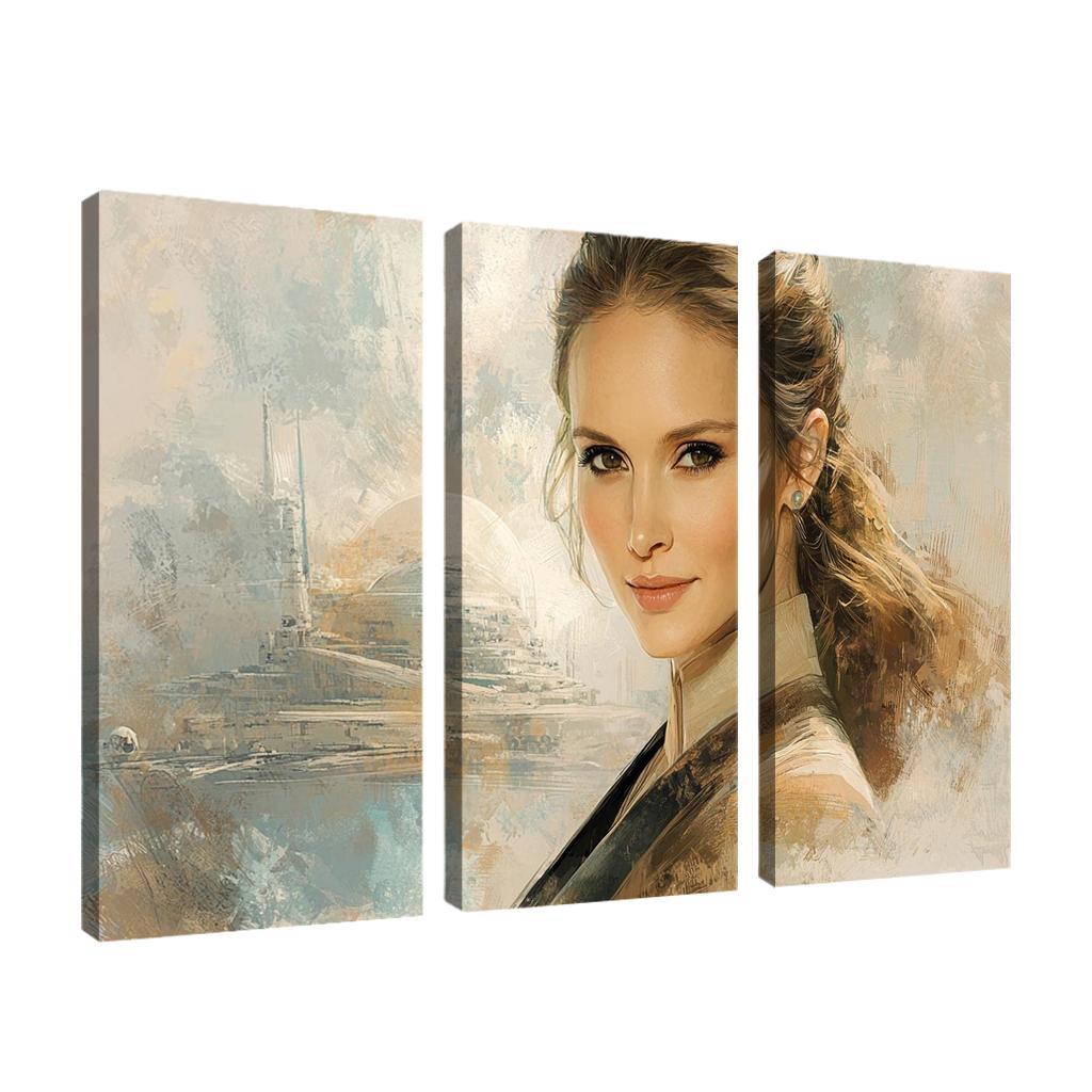 Natalie Portman From Padm To The Powerful Framed Paintings