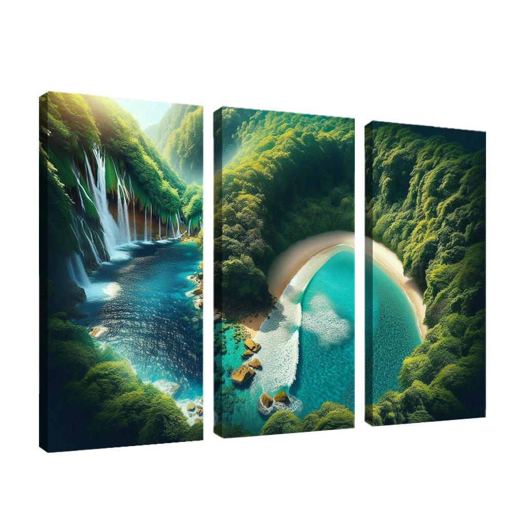 Mystic Cove Enchanted Forest Meets Sea Custom Paintings Frame